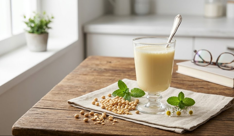 5 lý do phụ nữ tuổi 40 nên uống sữa đậu nành để trẻ hoá da- Ảnh 1. 5 lý do phụ nữ tuổi 40 nên uống sữa đậu nành để trẻ hoá da- Ảnh 1.