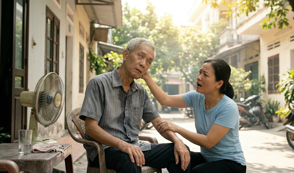Dấu hiệu sốc nhiệt ở người cao tuổi dễ bị bỏ qua- Ảnh 2.