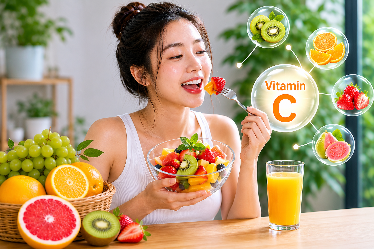 Vì sao vẫn sạm da dù ăn nhiều trái cây giàu vitamin C?- Ảnh 2. Vì sao vẫn sạm da dù ăn nhiều trái cây giàu vitamin C?- Ảnh 2.