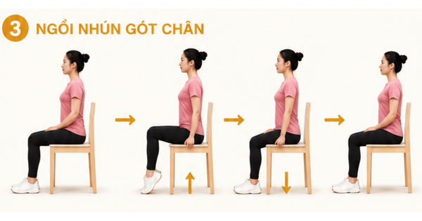 Hướng dẫn 4 bài tập nhún gót chân giúp tăng tuần hoàn máu