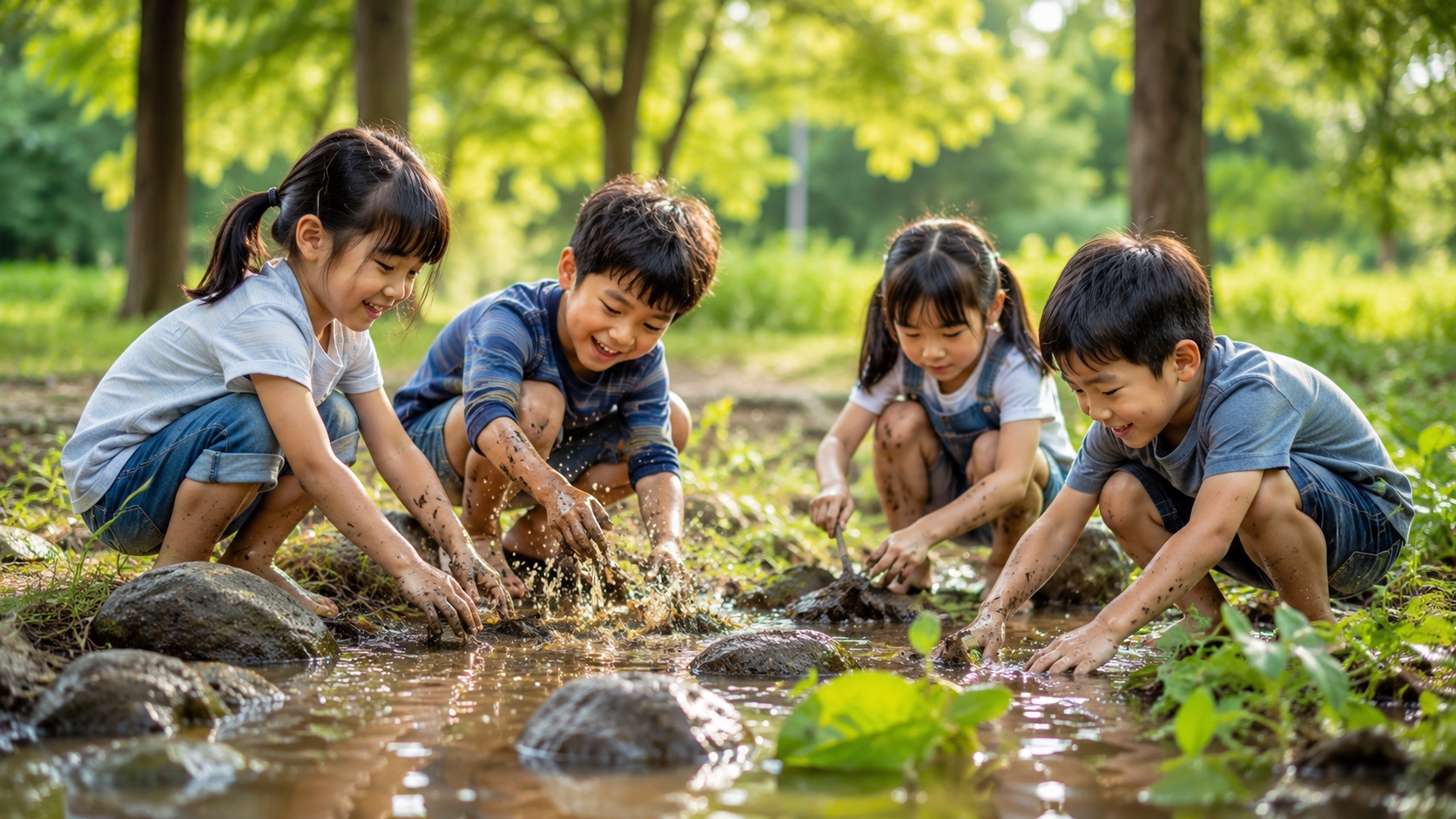 Vì sao trẻ ít tiếp xúc với thiên nhiên dễ bị hen suyễn, viêm da cơ địa?- Ảnh 1.
