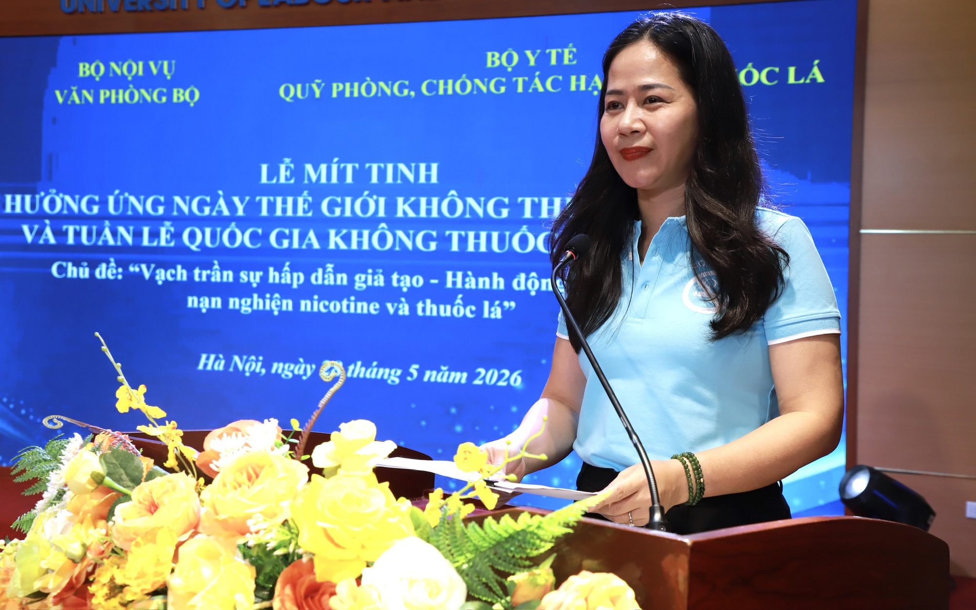 Phòng chống tác hại của thuốc lá là nhiệm vụ pháp lý và trách nhiệm đạo đức của cơ sở y tế