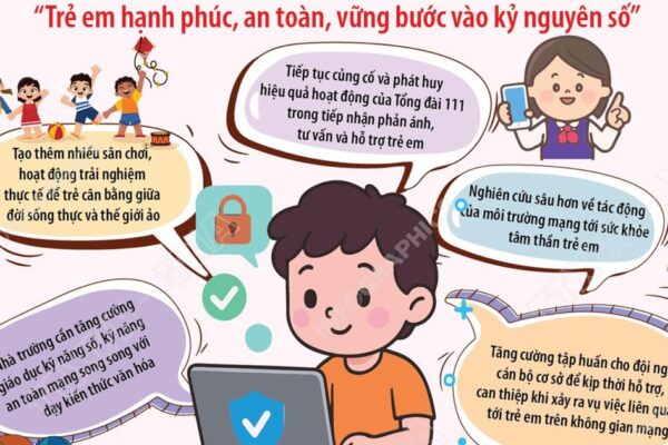 Những giải pháp bảo vệ trẻ em trên môi trường mạng