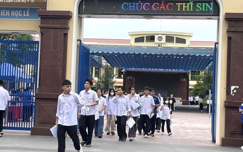 Hơn 290 thí sinh Hải Phòng vắng mặt môn thi Ngữ văn