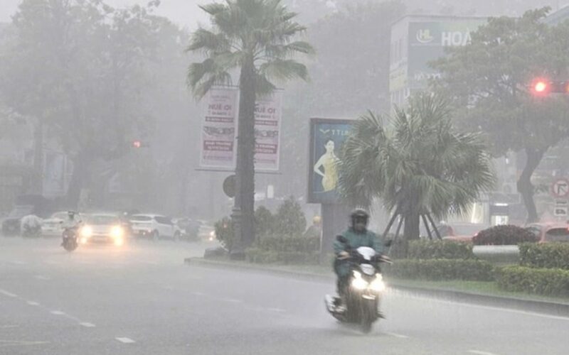 Những khu vực có mưa lớn nhất chiều tối nay ở miền Bắc?