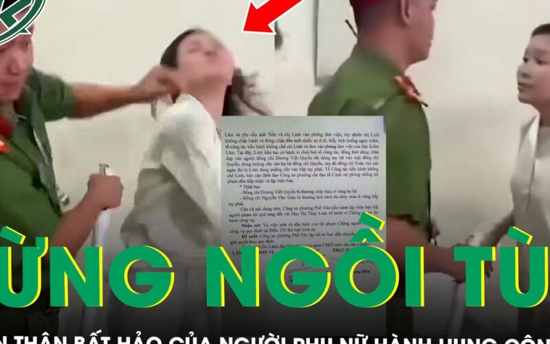 Lai lịch bất hảo của người phụ nữ chửi bới, cắn, tát chiến sĩ công an: Từng có tiền án về tội môi giới mại dâm
